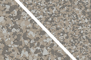 ​​Epoxy flooring flake color option - Driftwood