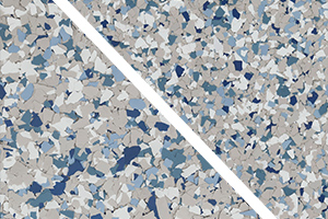 ​​Epoxy flooring flake color option - Nantucket