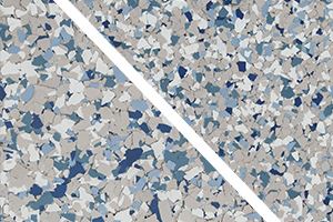 ​​Epoxy flooring flake color option - Nantucket